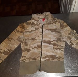 Medium light velvet camo hoodie